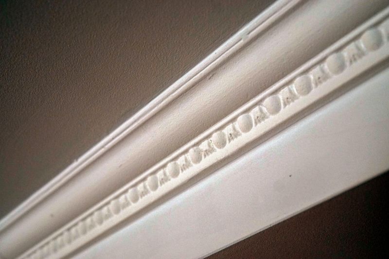 Interior Trim Painting in Spring